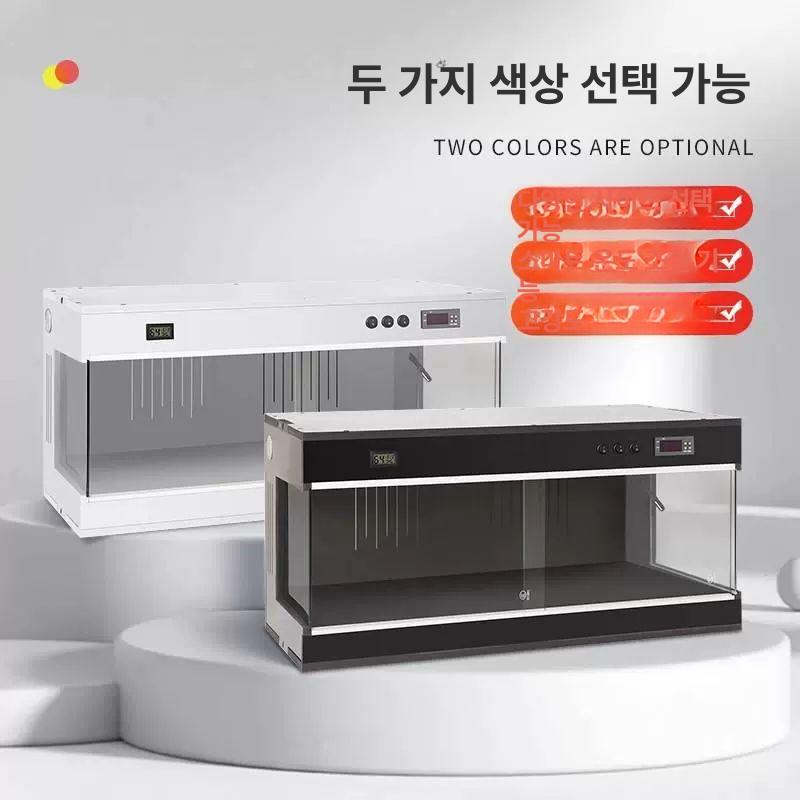 대형 사육장 오픈형 실내외 겸용 개미 철망 달팽이 환기 블랙 40 단일 30x30 2등받침 히팅 + - 상세 이미지 3
