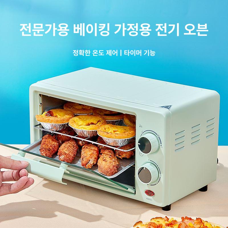 초소형 원룸용 자취용 초미니 무회전 편의점용 베이킹용 12L 듀얼 스위치 + 베이킹 트레이 베이킹 - 상세 이미지 3