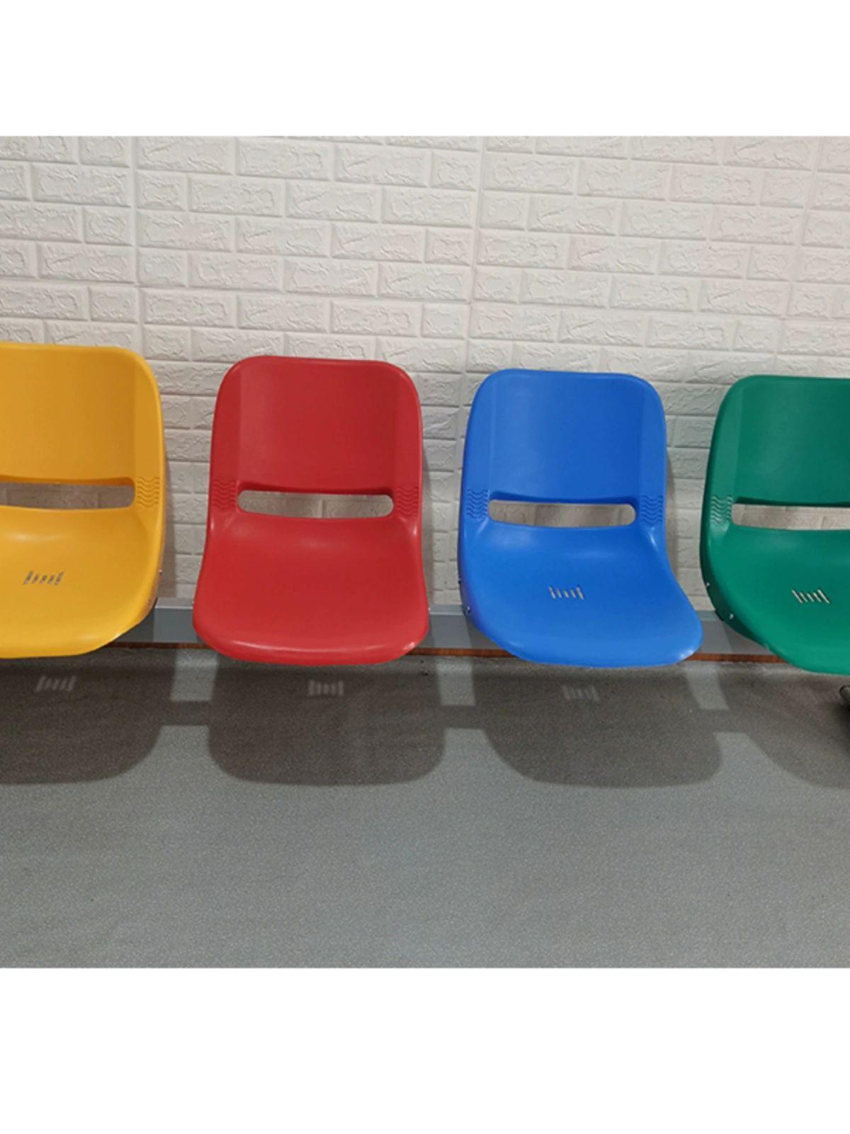 야외 벤치 대기용 철제 스테인레스 버스정류장 대기석 4인용 블랙 - 상세 이미지 2