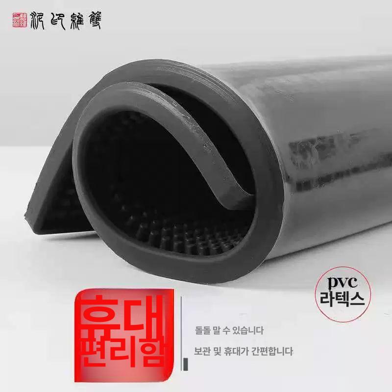 전각 작업 매트 도장 공예 DIY 인장 조각 스테인리스 블랙30 x 15cm - 상세 이미지 5