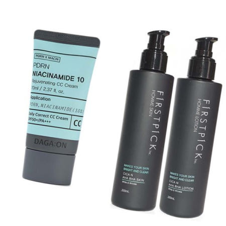 흔적커버 나이아신아마이드 씨씨 CC 크림 시카 남성 스킨 로션