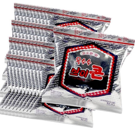 진한제과 문방구과자 추억의 간식 브이콘 불량식품 옥수수 과자 50g 40P