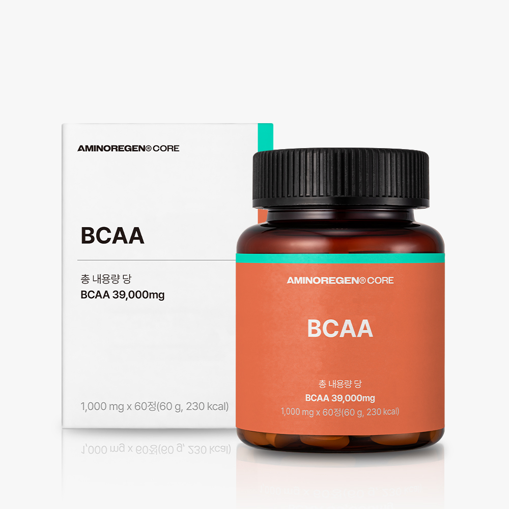 코어 BCAA 아미노산 단백질 보충제 류신 발린 이소류신 60정, 1개 - 상품 이미지