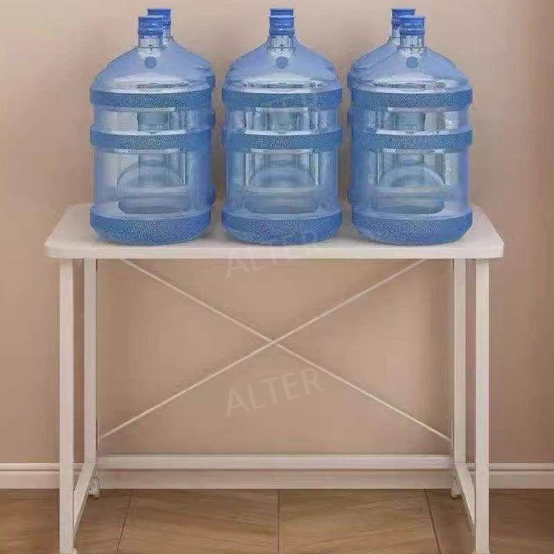 바퀴달린 접이식 책상 슬림 테이블 보조 컴퓨터 침대옆 원룸 우드컬러 40x60cm - 상세 이미지 4