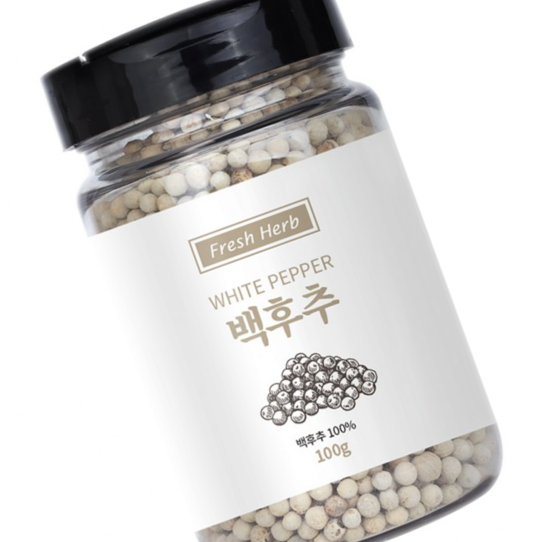 베트남산 통 백후추 100g 화이트페퍼 향신료 통후추 - 상품 이미지