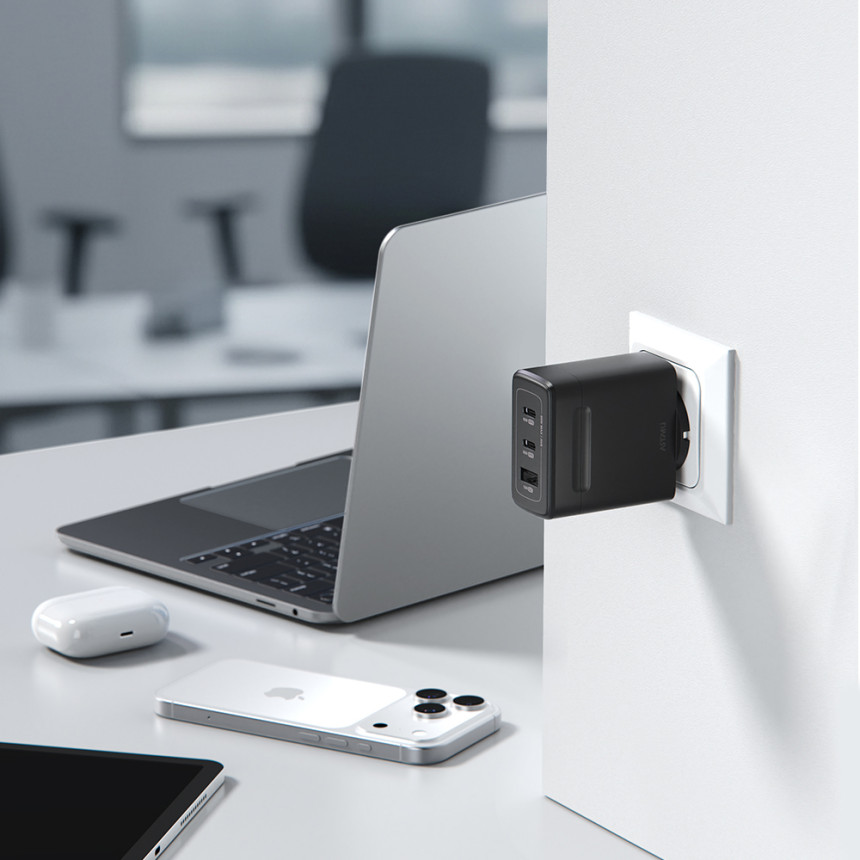 PD 3.2 65W AVS GaN 접지 멀티 초고속 충전기 GB652 화이트 사진 2