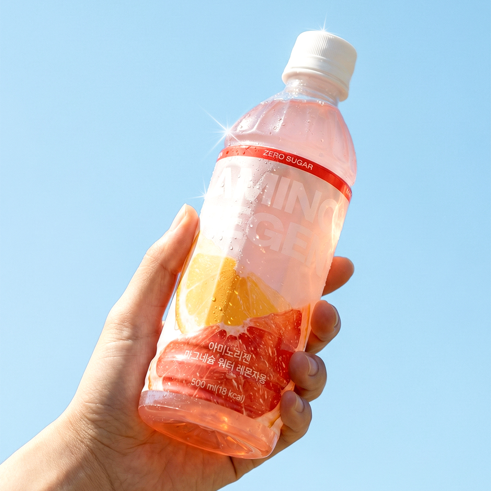 마그네슘워터 레몬자몽 수분보충 제로슈거 비타민 이온음료 500ml, 24개 - 상세 이미지 3
