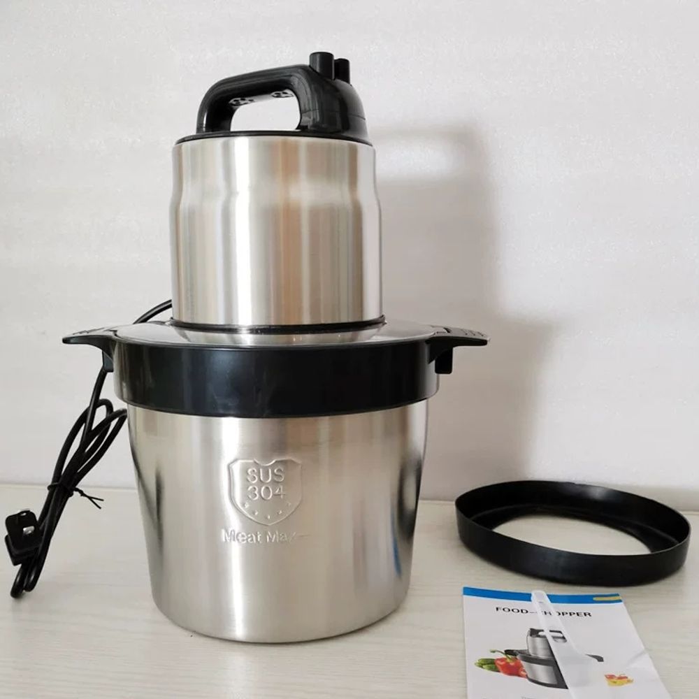 대용량 블렌더 스텐 분쇄기 블 세트 6L 초고속 믹서 500W A. 0V 표준 대만용 6L - 상세 이미지 3