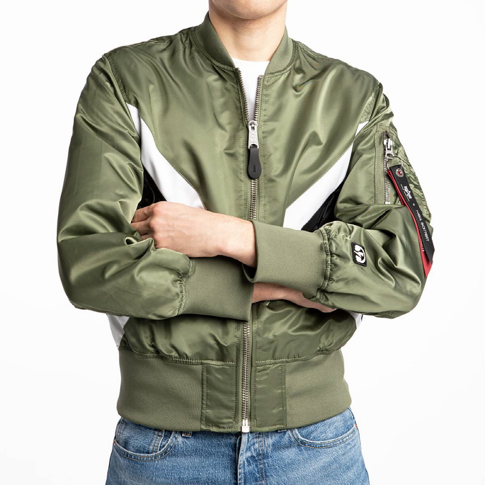 [닐바렛] 알파 인더스트리 마원 봄버 자켓 카키 106120 01 - 상세 이미지 2