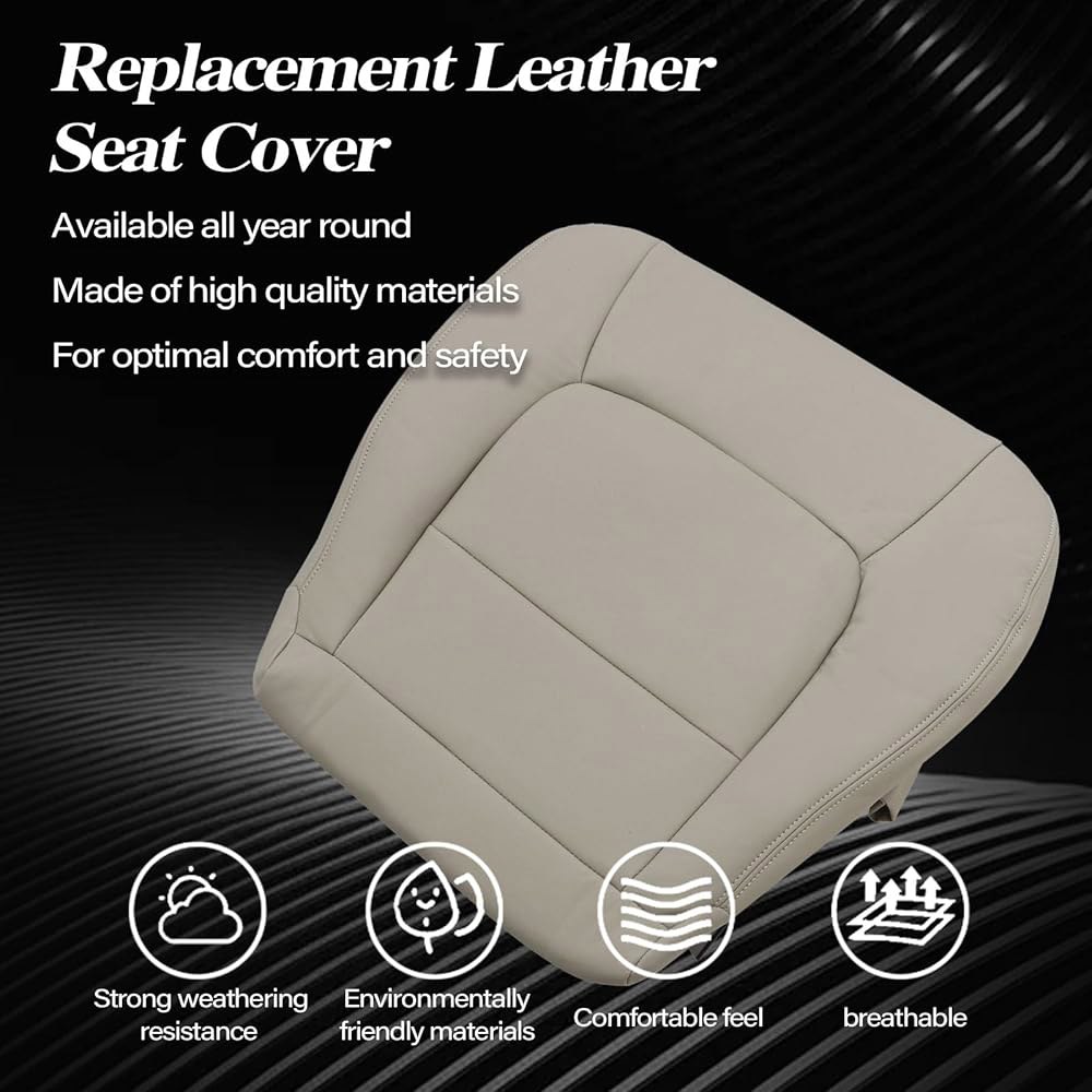 SecosAutoparts 아이보리 탠 전면 운전석 가죽 렉서스 LX AWD 2001 4WD 2003 2006 4x4 교체 2004 1998 470 시트 조수석 2007과 2005 - 상세 이미지 3