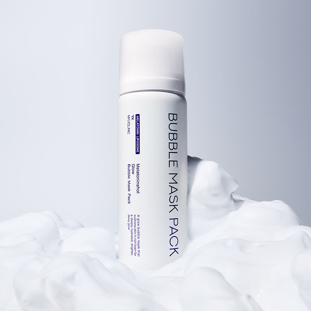 맥스클리닉 멜라토닌샷 글로우 물광 버블 마스크 팩 80ml, 1개 제품 이미지