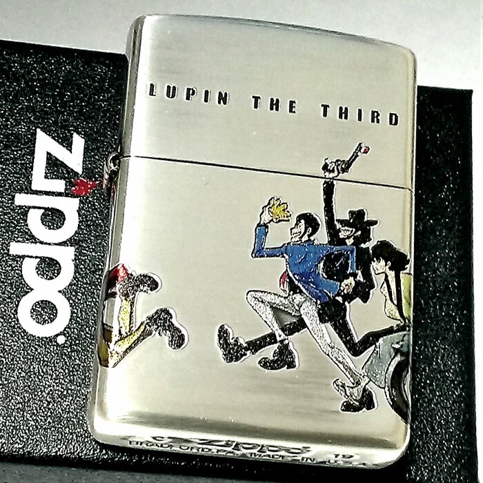 지포 Zippo 루팡 3세 4면 라이터 실버 LUPIN-4SIDE - 상품 이미지