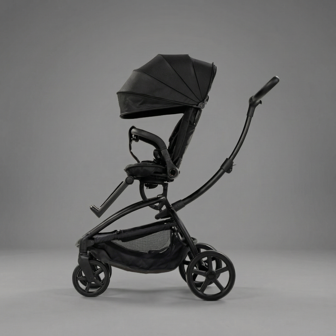 [누비앤타보] NUVY 트래블러S 큰아이까지 등하원 트라이크 유모카 S4 블랙