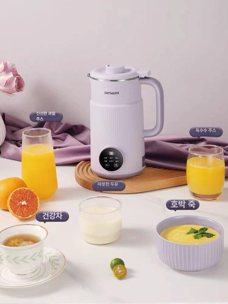 두유 제조기 만들기 이유식 콩가는기계 믹서기 기능 죽 타로퍼플 1700ml 304스테인리스스틸 - 상세 이미지 3