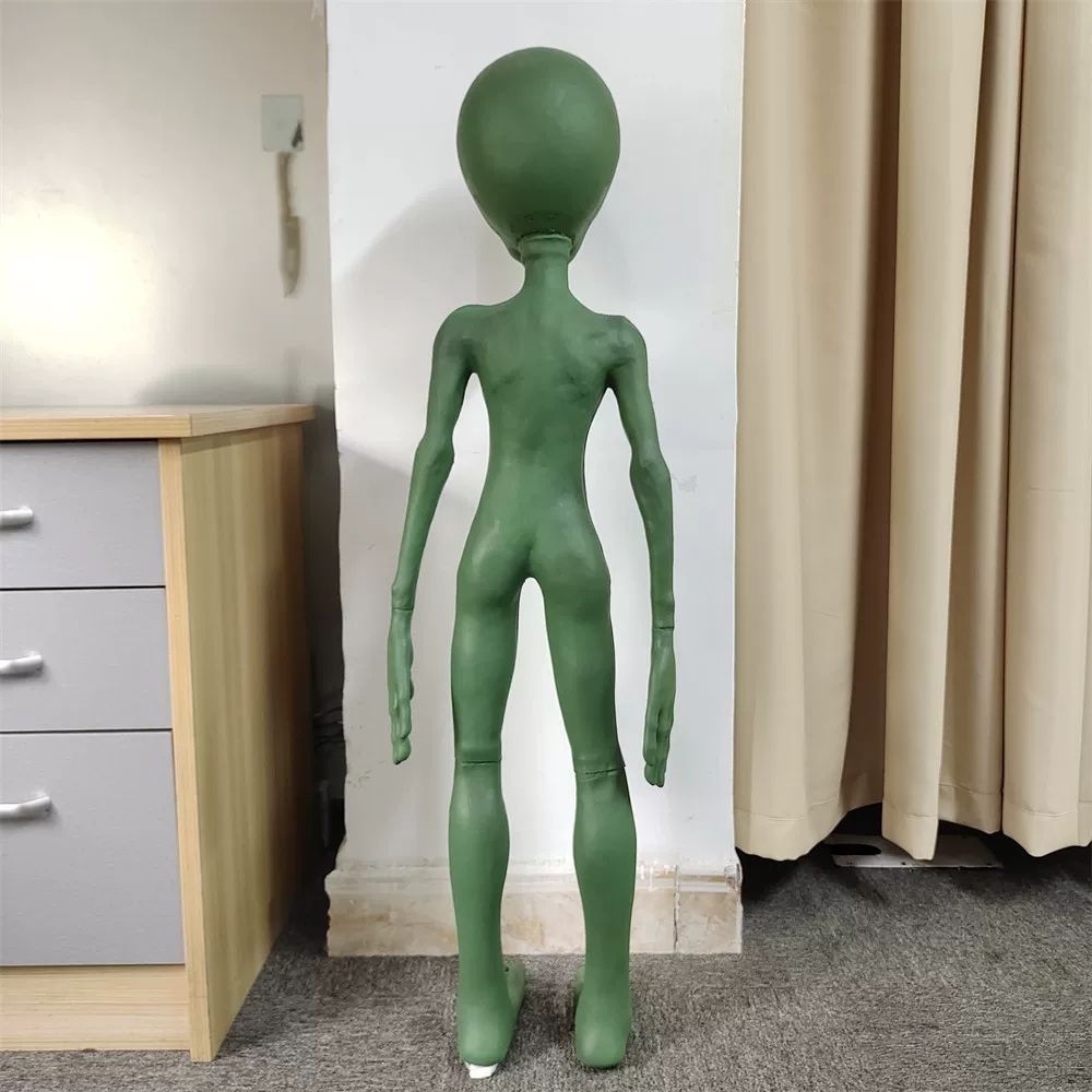 외계인 모형 영화소품 외계인 2m 장 모델 우주인 할로윈 A. 높이 2미터 UFO모형 녹색 - 상세 이미지 2