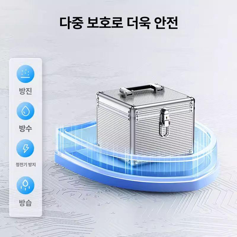 외장하드 케이스 수납 하드디스크 보관함 정리함 정리용 10단 보호함 - 상세 이미지 4
