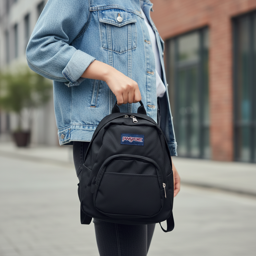 잔스포츠 미니 하프 파인트 백팩 블랙 JS00TDH6008+별도 파우치 포함 상품