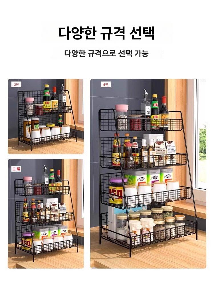 계산대 판매대 진열장 철제 마트 매대 편의점 스낵 약국 블랙 대형 2단 - 상세 이미지 2