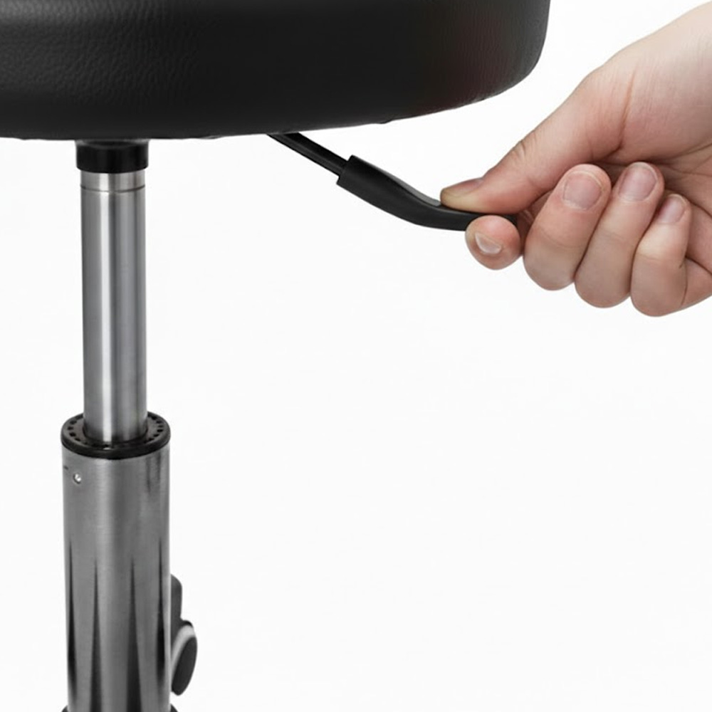 바퀴달린 의자 미용 보조 카운터 등받이없는 의자 일반형