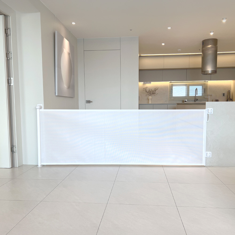 라비베베 롤링 스크린 아기안전문 유아펜스 거실가드 주방울타리 140cm 제품 이미지