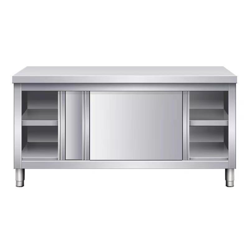 주방 수납장 업소용 캐비닛 하부장 도어형 탕비실 찬장 100 x 40x80 단일문 - 상품 이미지