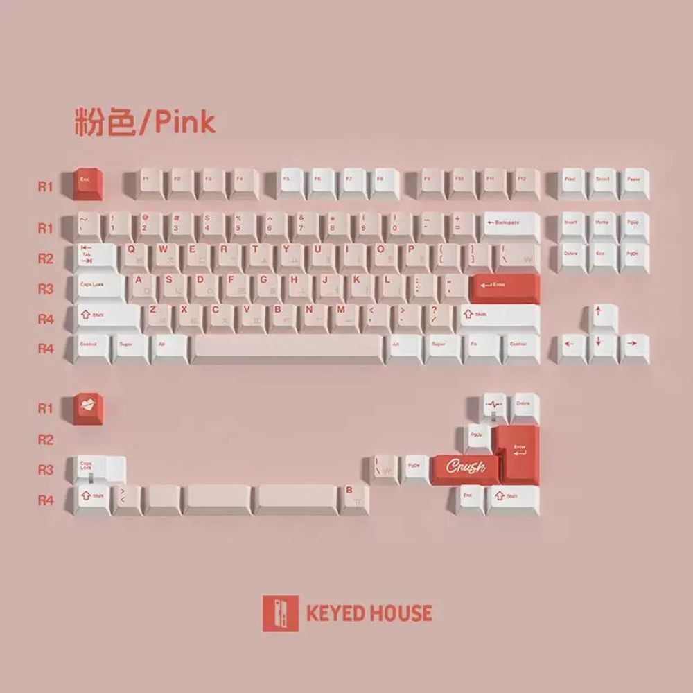 KEY HOUSE 키하우스 승화 한글 키캡 각인 화이트 PBT 크러쉬 A. Bla Koan - 상세 이미지 3