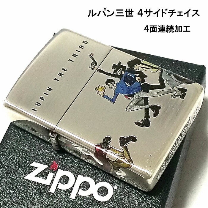 지포 Zippo 루팡 3세 4면 라이터 실버 LUPIN-4SIDE - 상세 이미지 2