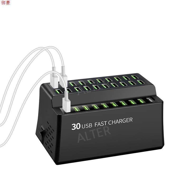 USB 멀티포트 허브 C타입멀티허브 대용량 어댑터 에어 노트북 30포트 A7 150W+type-c10개 - 상세 이미지 2