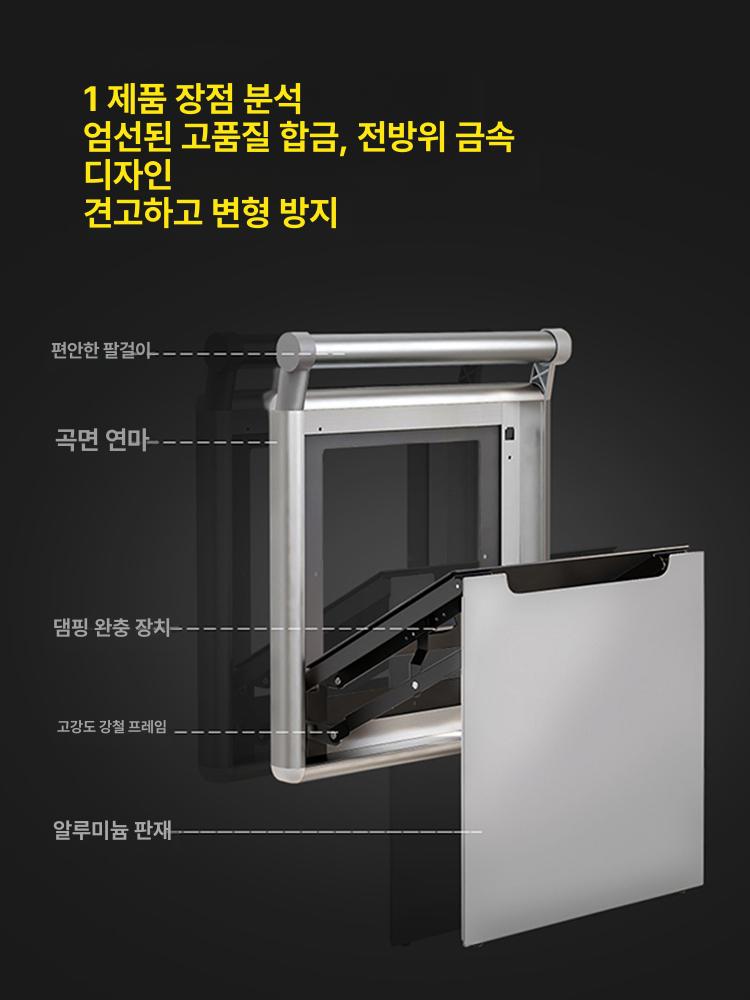 접이식 벽의자 벽부착 벤치 붙박이 매장 식당 현관 카페 화이트 우드 350 파티클보드 430mm A - 상세 이미지 5