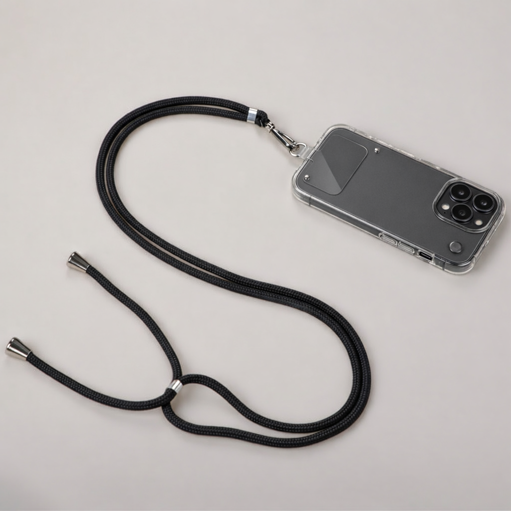 핸드폰 도난 방지 스트랩 목걸이 유럽여행 분실 소매치기 방지 크로스 줄 트래블투게더 제품 이미지