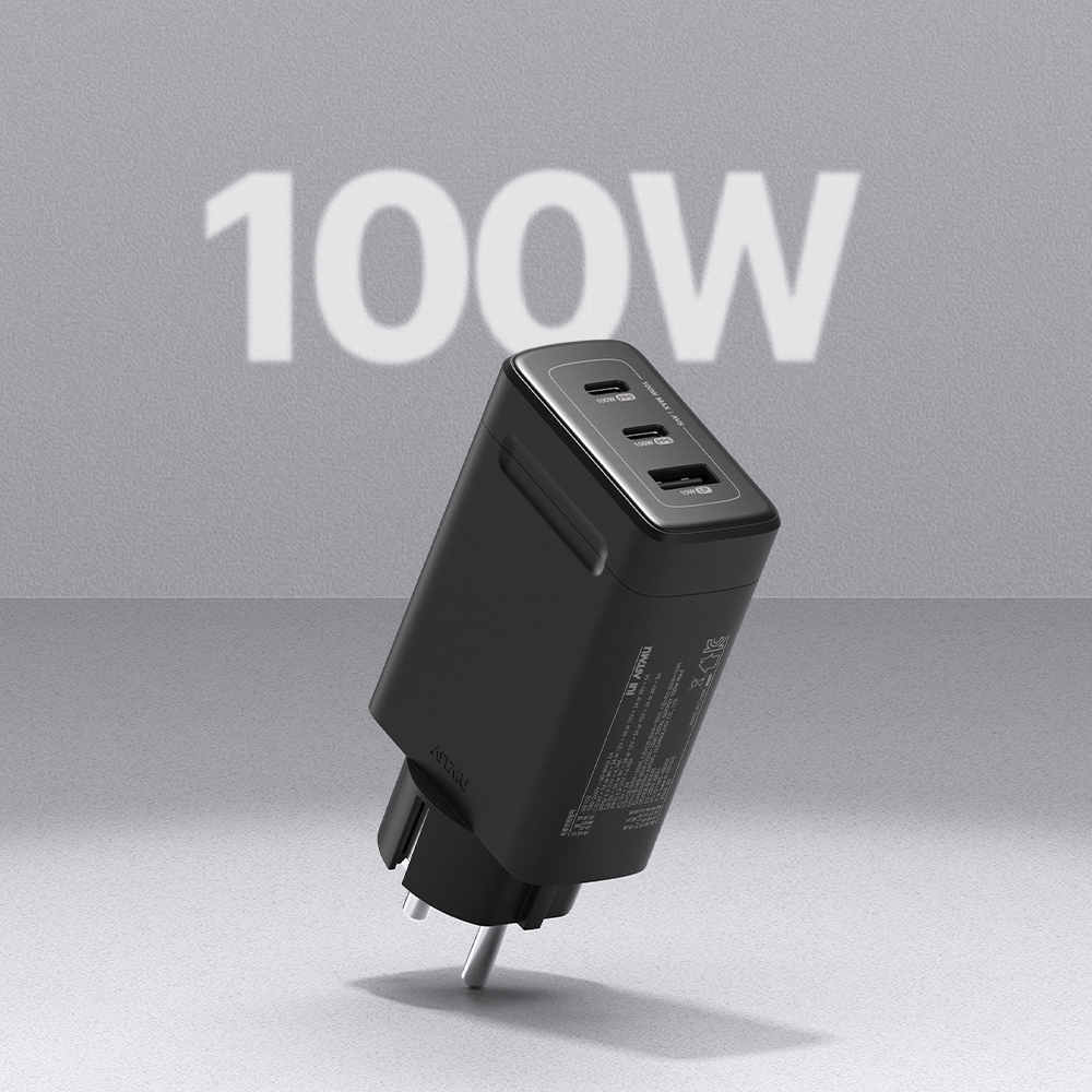 PD 3.2 100W AVS GaN 접지 멀티 초고속 충전기 GB102 블랙 이미지 4