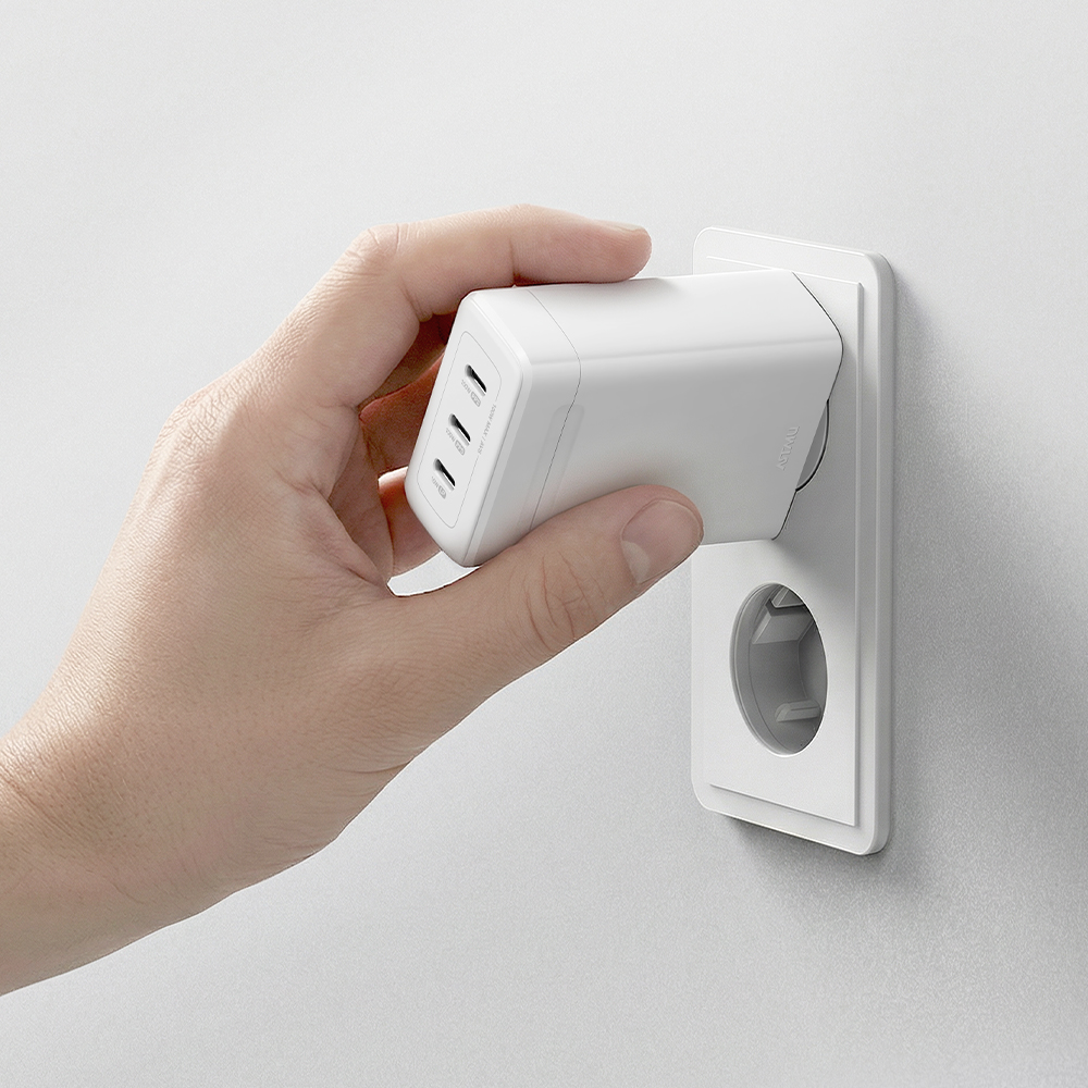PD 3.2 100W AVS GaN 접지 멀티 초고속 충전기 GB103 화이트 이미지 4