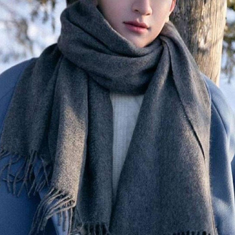 니트 캐시미어 목도리 빅사이즈 머플러 KK877