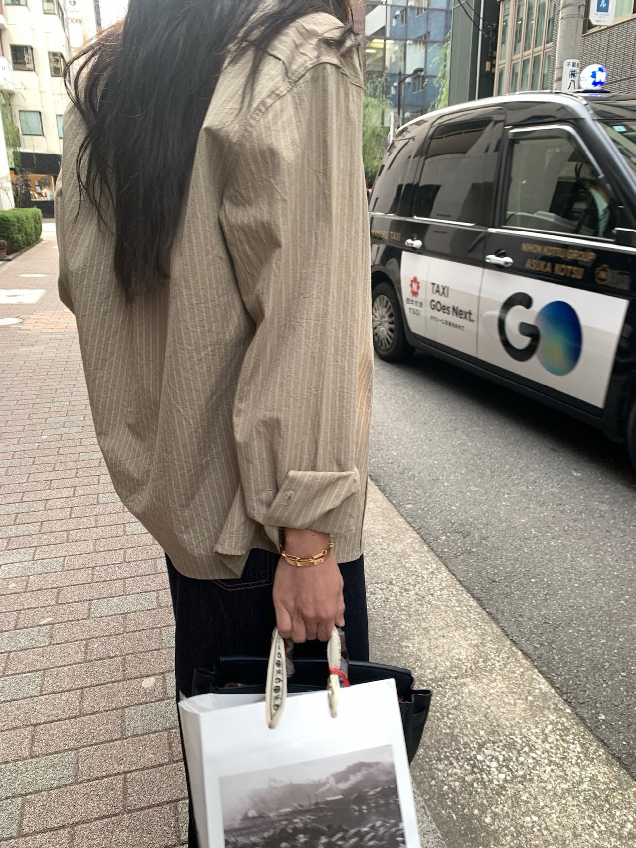 [카키당일] 언더슨 어썸 스트라이프 셔츠 오버핏 루즈핏 코튼 클래식 남방 (2c) 이미지 4