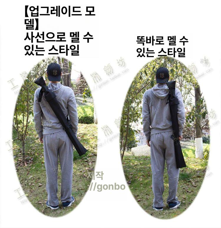 죽도 커버 가방 죽도집 케이스 보관 방수 목검 검도 수납 휴대용 캔버스 칼집 검집 주머니 - 상세 이미지 5