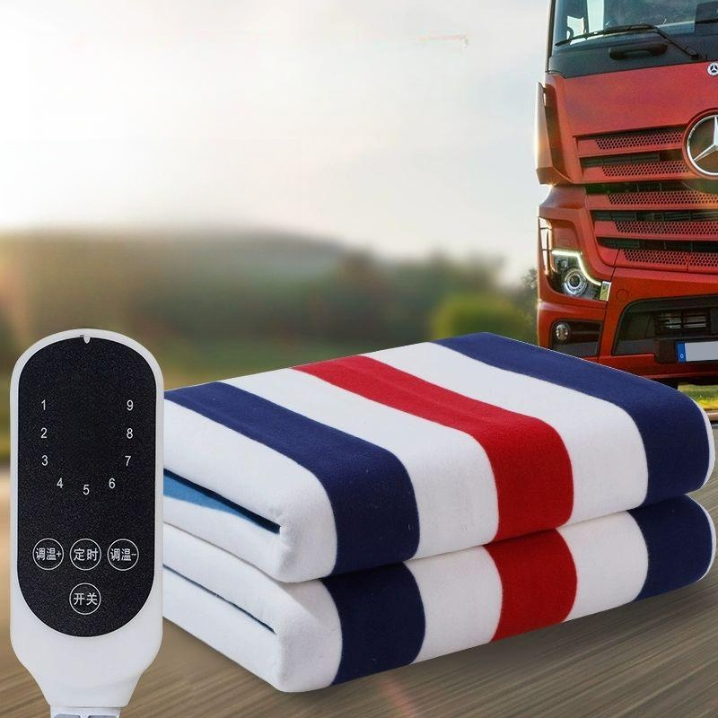 차량용 온열매트 12V 전기장판 화물차 차박 열선 12v 스마트타이머 150x50cm - 상품 이미지