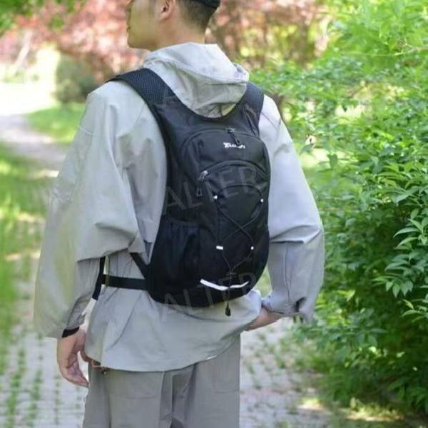 런닝 백팩 조끼배낭 초경량 블랙 스포츠 가방 마라톤 등산 검정색 18L 용량 (물주머니 미포함) - 상세 이미지 3