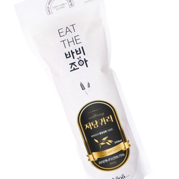 웰빙 저당 귀리 800g 영양강화 시리즈 바나바잎추출물 외 함유 24년 햅곡 - 상품 이미지