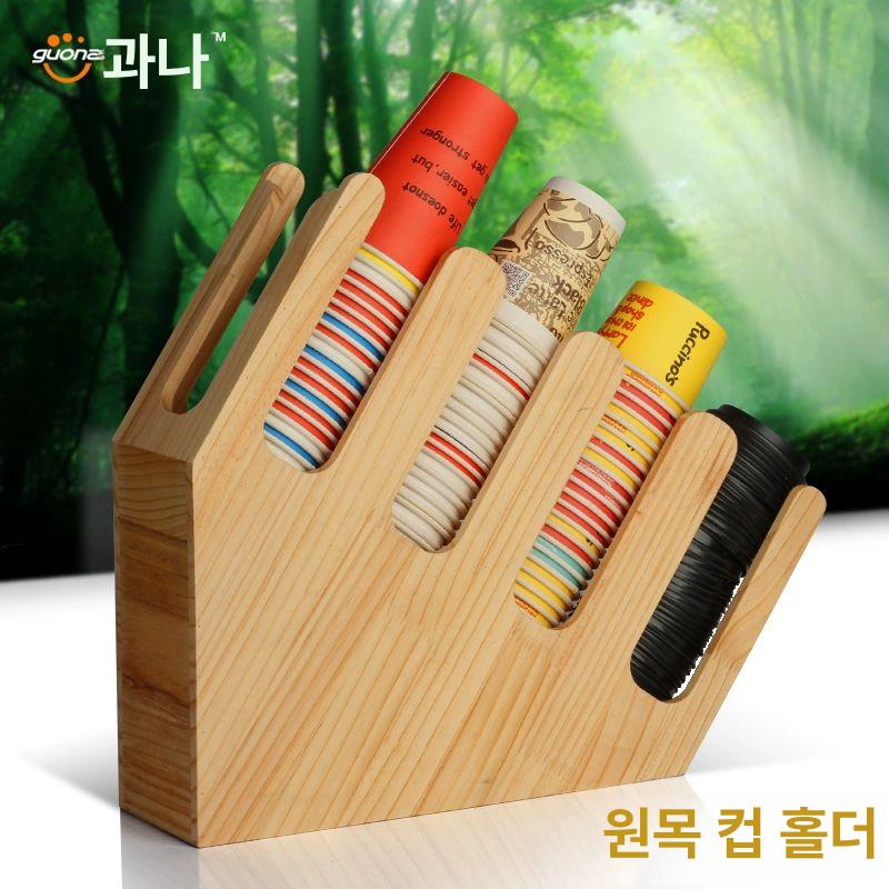 종이컵 디스펜서 정리대 냅킨 거치대 빨대 수납 믹스정리 브라운골드블랙 빨대 7002 - 상세 이미지 4