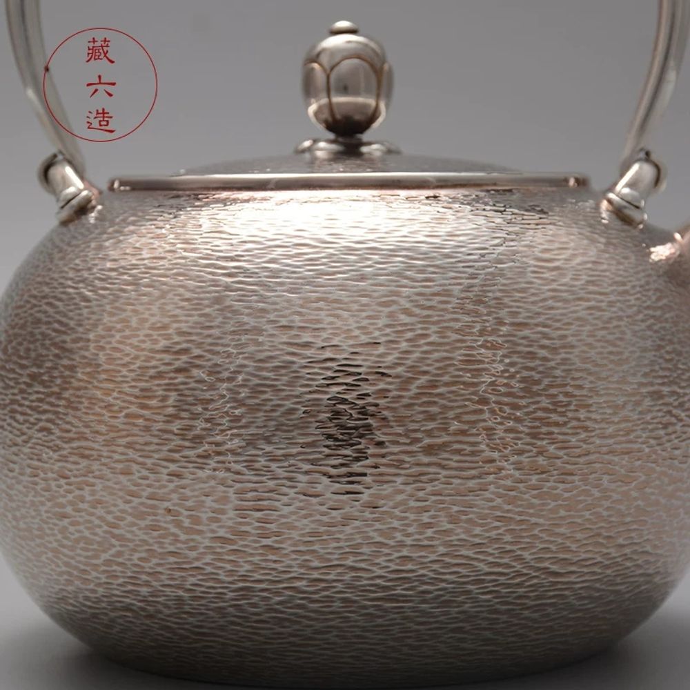 은주전자 차 은다기 수제 순수 수공예 A. 중청천은냄비약 600ml, A. 600200ml - 상세 이미지 2