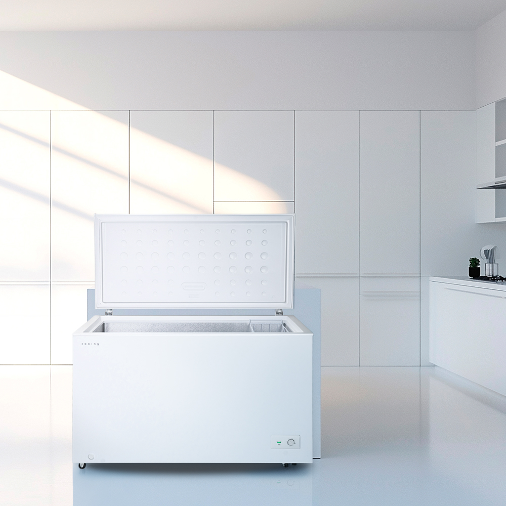 쿠잉 냉동고 FR-400CW 미니 소형 가정용 원룸 다목적 음쓰