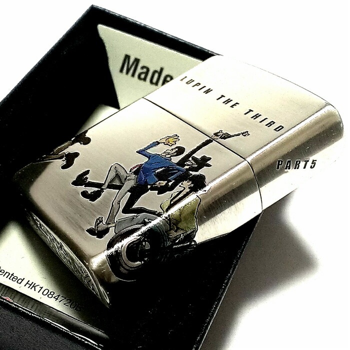 지포 Zippo 루팡 3세 4면 라이터 실버 LUPIN-4SIDE - 상세 이미지 5
