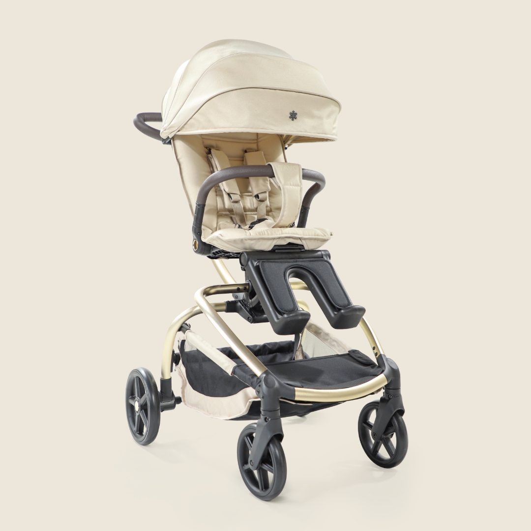 [누비앤타보] NUVY 트래블러S 큰아이까지 등하원 트라이크 유모카 S3 베이지