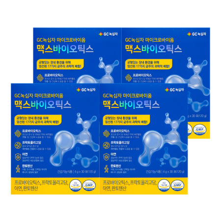 마이크로바이옴 맥스 바이오틱스 포스트 GC녹십자 30포X4박스
