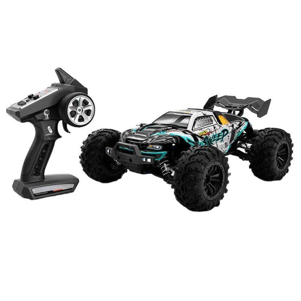 RC 카 드리프트 점프 메탈기어 자동차 오프로드 무선조종 파란색 스포츠카 60KM 2500mAh 리튬배터리 3개 - 상품 이미지