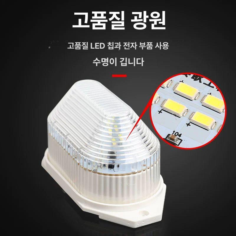 산업용 경광등 안전경광등 중장비 타워등 빨강 차량용 옐로우 24V 맞춤 2 - 상세 이미지 5