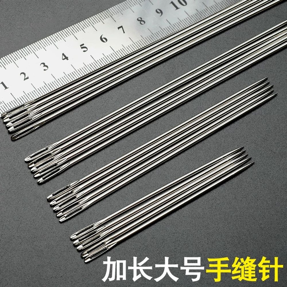 재봉 굵은 이불바늘 긴바늘 5개 중바늘 공업용 75CM 대 A. 길이 75cm 5개입 묶음 - 상세 이미지 2