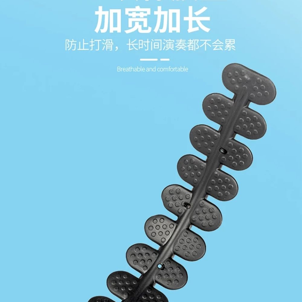 색소폰 목걸이 어깨걸이 거치대 업그레이 A. 업그레이드 버전골드 버클 골드, A. 48cm - 상세 이미지 4