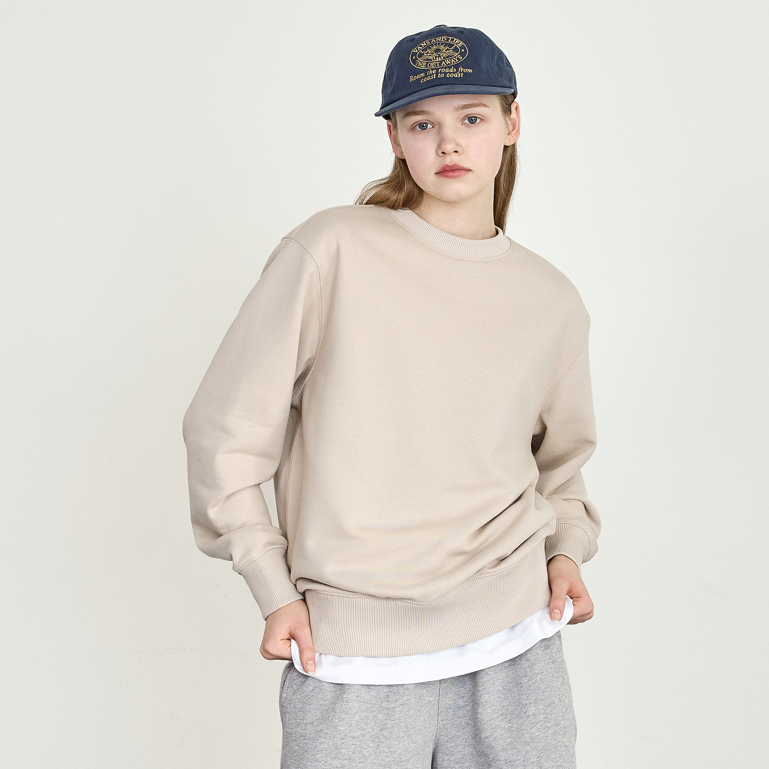 프렌치테리 맨투맨 티셔츠 제품 이미지