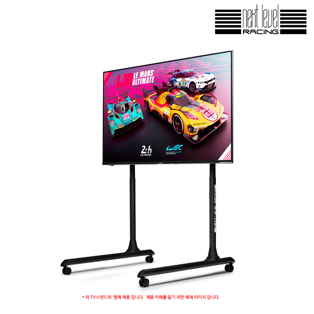넥스트 레벨 레이싱 Round Tube Freestanding Single Monitor Stand 싱글 TV스텐드(NLR-R010) - 상세 이미지 2